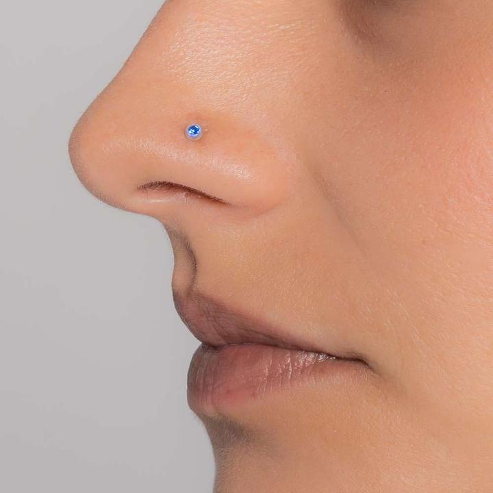 Actual product image Bijouteria Nose piercing (Bioplastic, Crystal)