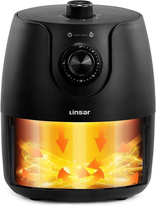 Produktbild Linsar Kompakte Heissluftfritteuse 1,8L mit Timer & Warmhaltefunktion