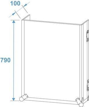 Produktbild Roadinger Spezial-Kombi-Case LS5 Laptop-Rack, 17HE (19" Rack)