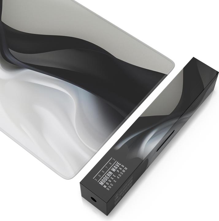 Actual product image Titanwolf Gaming Mouse Pad, 900 x 400mm XXL Speed Gaming Mouse Mat, Mousepad Extra Large Surface, Modern Wave (XXL)