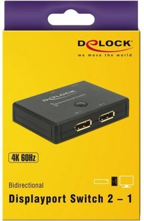 Produktbild Delock 2 Port DP Switch&Verteiler