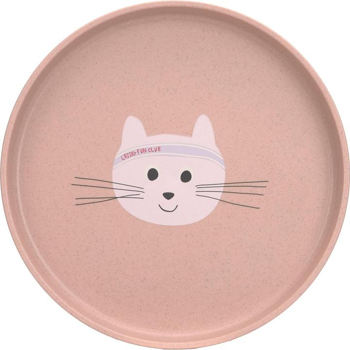 Actual product image Lässig Kinderteller Tiny Team Cat 1 Stück, Braun
