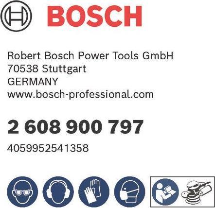 Productafbeelding Bosch Professional Zubehör Expert C470 Schuurpapier met 8 gaten voor excentrische schuurmachine, 115 mm, G 120, 5-delig. (120)