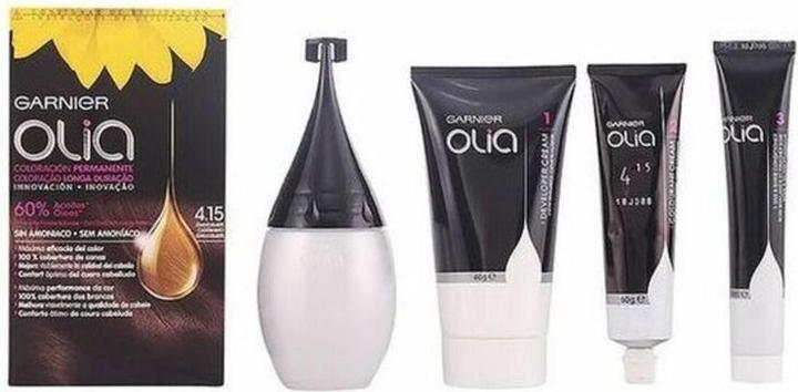 Image du produit Garnier OLIA Coloración Permanente #4,15 Chocolate 4 pz (4,15 Chocolat)