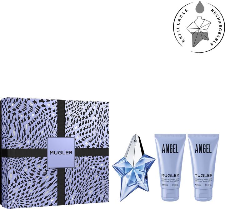 Immagine prodotto Thierry Mugler Set Angel Eau de Parfum 25ml + 2x Body Lotion 50ml (Set di profumi, Set per la cura del corpo)