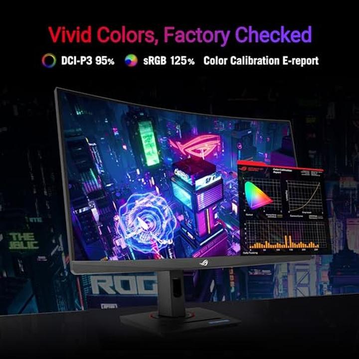 Actual product image ASUS XG27WCS (2560 x 1440 pixels, 27")