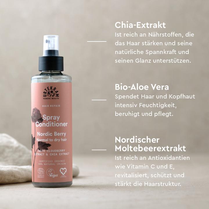Produktbild Urtekram Spray Conditioner Nordic berry (250 ml)