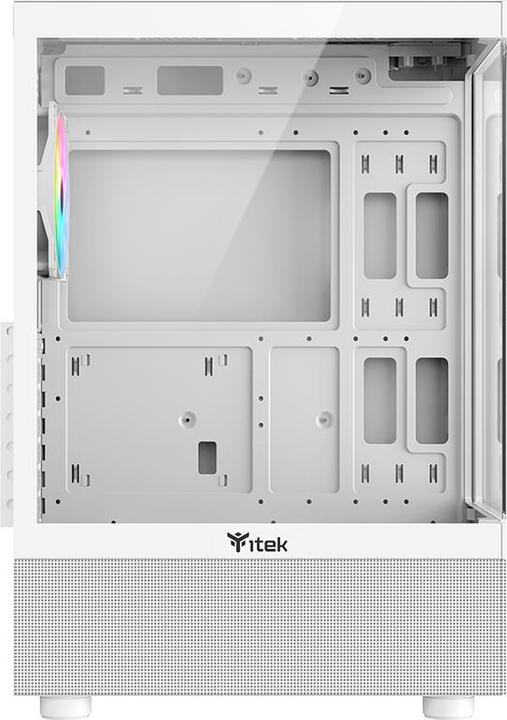 Immagine prodotto Itek Boitier Moyen Tour ATX Showbui 33 RGB avec panneaux vitrés (Blanc) (ATX, mATX, Mini-ITX)