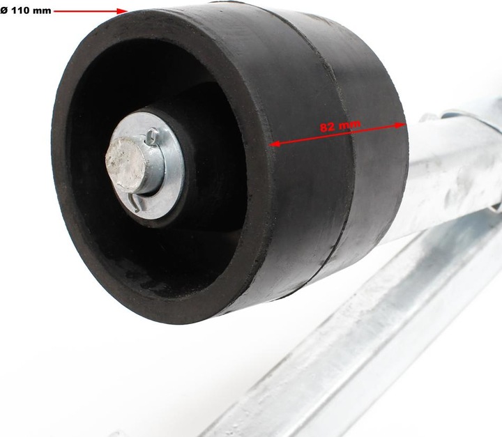 Produktbild Wiltec Pendelrolle 800kg 111cm Bootsbreiten 80-124cm Boot Stützhalterung