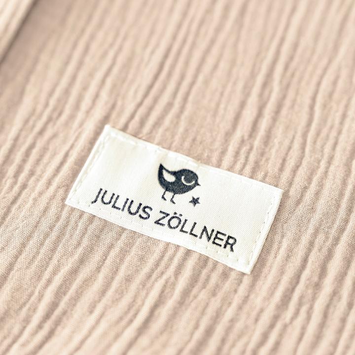Actual product image Julius Zöllner Summer sleeping bag made of cotton muslin, sand (56 cm, 0.5 TOG, Summer)