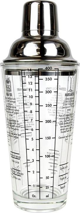 Produktbild JTI Cocktailshaker mit Rezepten und Massangaben (Cocktail Shaker)