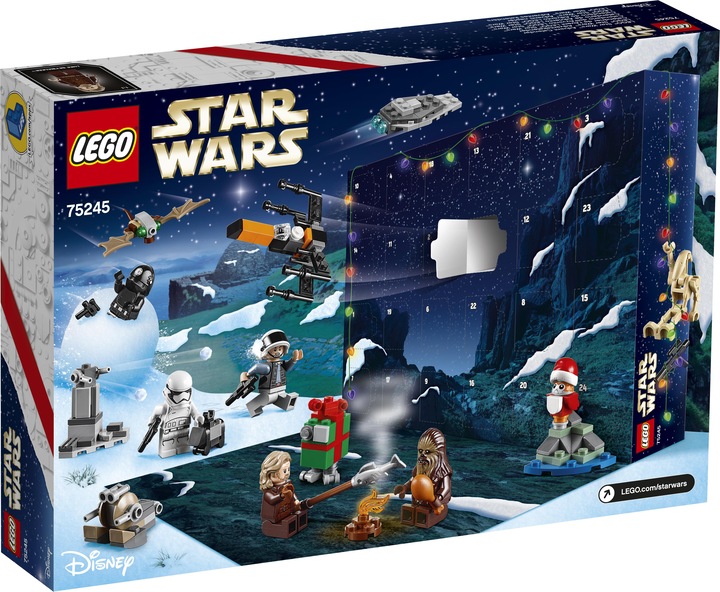 Actual product image LEGO Star Wars advent calendar