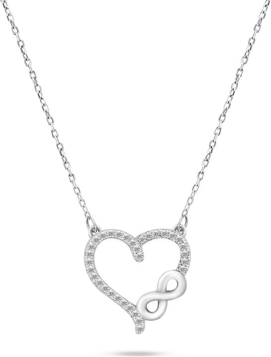 Produktbild Brilio Silver - Romantic silver necklace with zircons NCL52W (Silber)