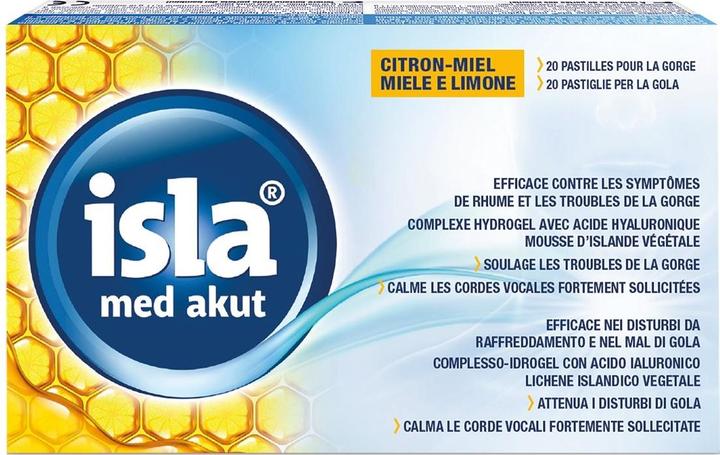 Produktbild Isla Pastillen med akut Zitrus-Honig 20 Stück (20 Stück)