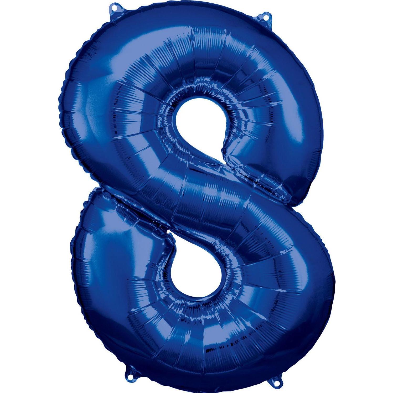 Amscan Folienballon Zahl 8