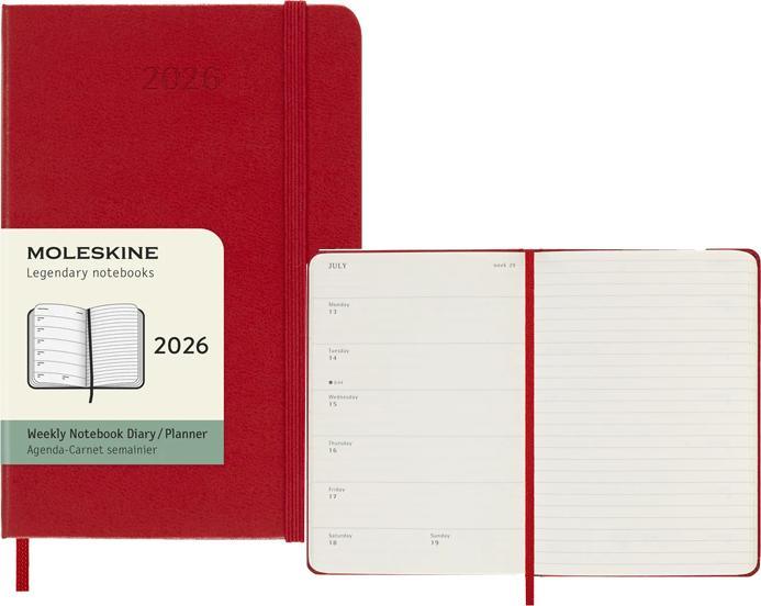 Image du produit Moleskine Taschenagenda Weekly (De poche, 1 semaine / 1 page)