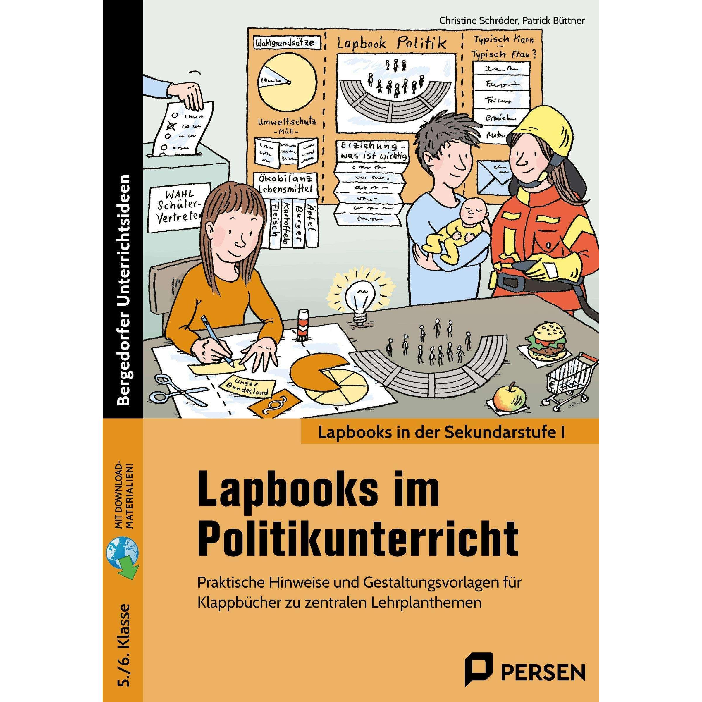 Schröder:Lapbooks im Politikunterricht, Schulbücher von Patrick Büttner, Christine Schröder