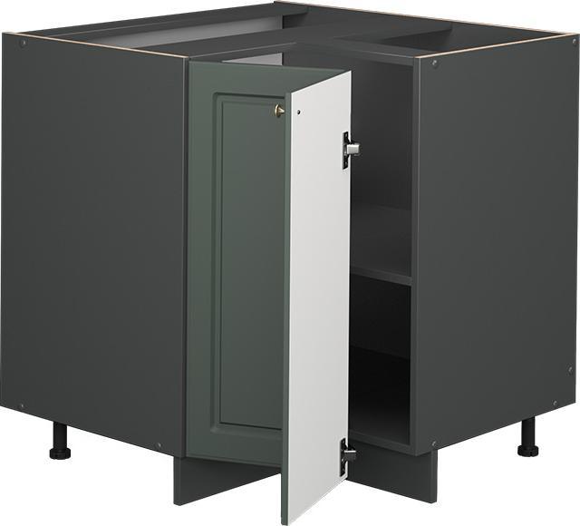 Anthrazit, Grün-Gold Landhaus