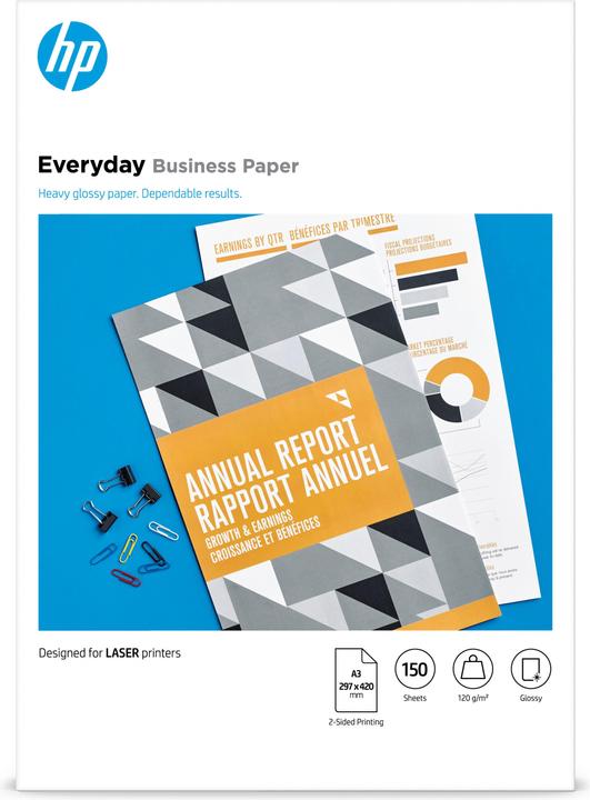 HP Everyday FSC Paper A3 7MV81A Laser Glossy 120g 150 sheets