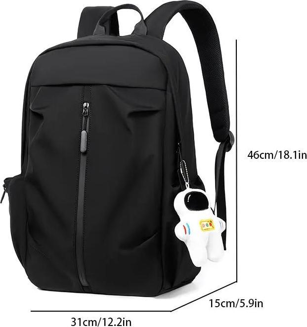 Produktbild Only-Bags.Store Grosse Kapazität Freizeit Schulranzen Sport Einfache Universal Computer Rucksack mit Anhänger