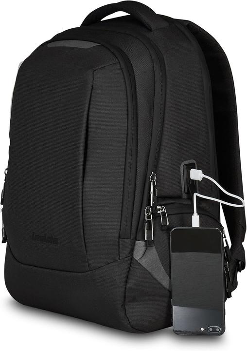 Produktbild Invicta Unisex Rucksack mit Laptopfach, USB-Anschluss und wasserabweisendem Reissverschluss (24 l)