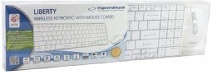 Actual product image Esperanza EK122W Keyboard RF Wireless QWERTY (Eng. Int., Wireless)
