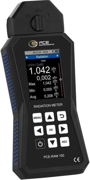 PCE Instruments PCE-RAM 100 Geigerzähler Strahlung: Gamma, Alpha, Beta akustisch