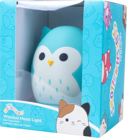 Actual product image Fizz Creations Squishmallows Mood Light – Winston The Owl. USB or Battery Operated. Night Light Mood