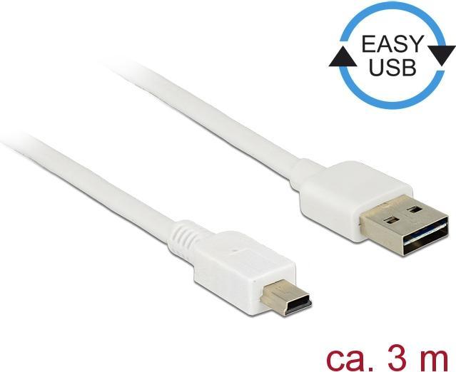 Actual product image Delock USB A - Mini B (3 m, USB 2.0)