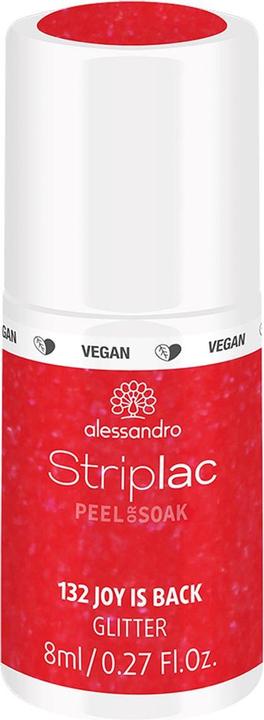 Alessandro Striplac Peel or Soak Joy is back 8 ml (132 Striplac Joy Is Back, Abziehbarer Nagellack)