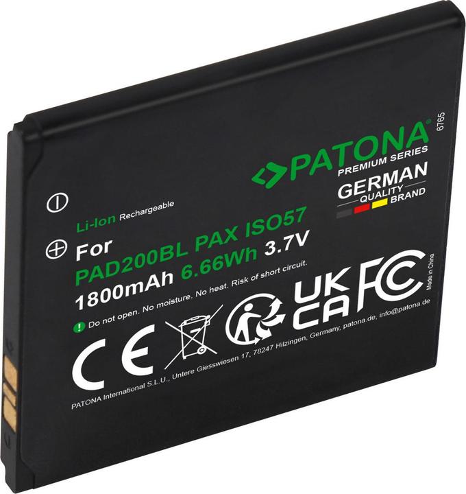 Patona Premium Akku fr PAX D200 PAD200BL - buy at Galaxus - Galaxus