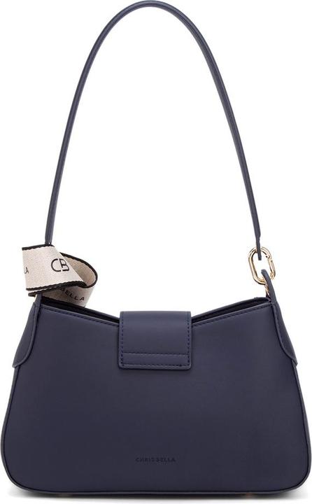 Actual product image Chrisbella Damen Schultertasche - Modell Aurelia Lux - 100% Polyurethan - 29.0 X 8.0 X 17.0 Cm