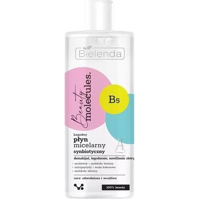 Bielenda, Pulizia viso, Beauty Molecules.Łagodny Płyn micelarny synbiotyczny - do cery wrażliwej i odwodnionej 500ml (Acqua micellare, 500 ml)