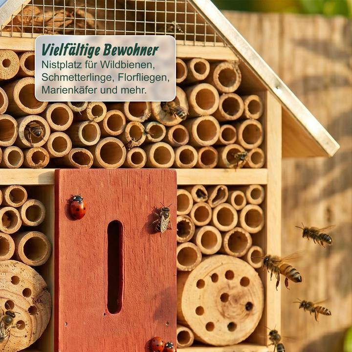 Immagine prodotto Relaxdays Casa insetti (Api, Coccinelle, Farfalle, Merletti)
