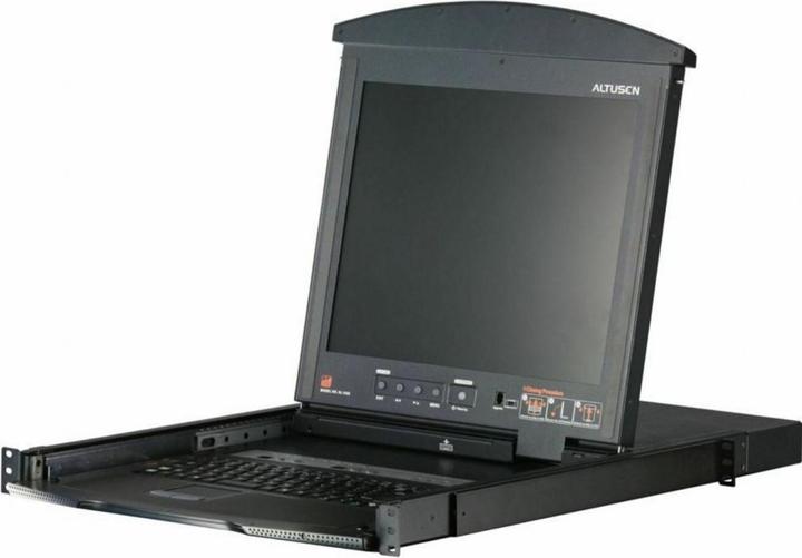 Actual product image Aten 19" TFT KVM Switch for 1U Rack