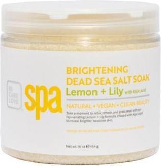 Actual product image Bcl Spa 16oz Brightening Lemon & Lily Dead Sea Salt Soak (Bath salts)