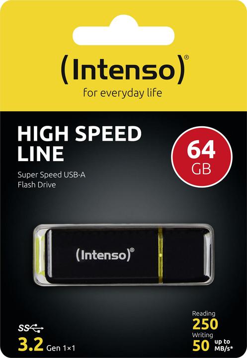 Image du produit Intenso ligne à grande vitesse (64 Go, USB-A)