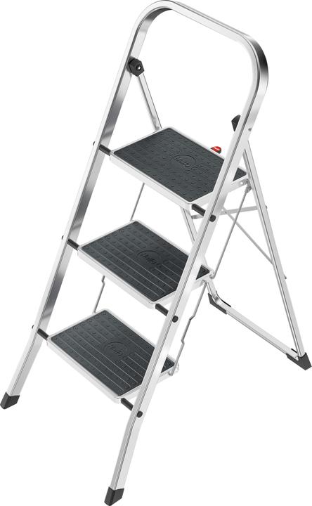 Hailo K70 StandardLine, aluminium stepladder, 3 steps (Stepladder, 106 cm)