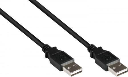 Good Connections Connection cable USB 2.0 High-Speed EASY A male to EASY A male, black, 5m, ® (5 m, USB 2.0)