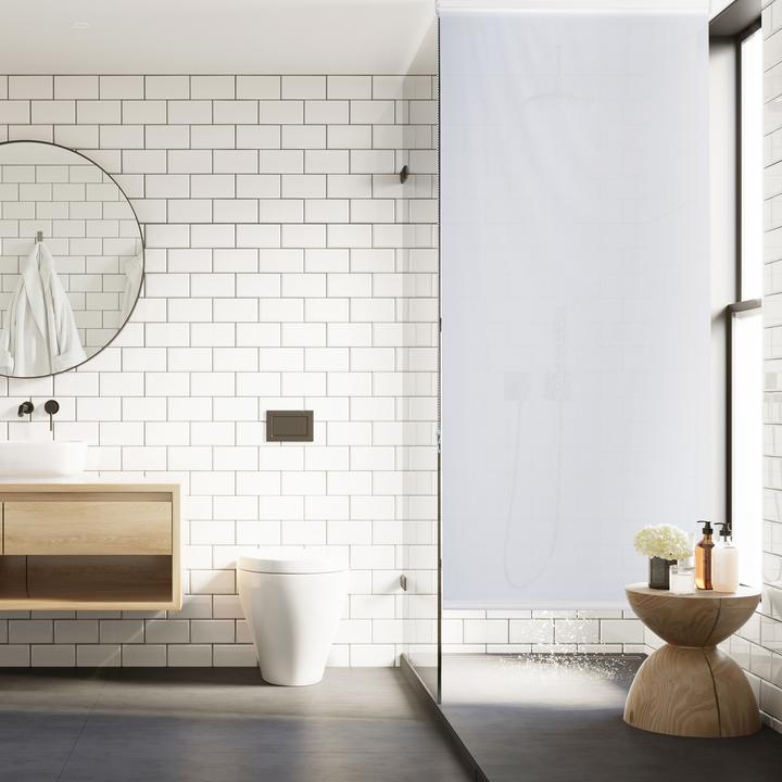 Actual product image Relaxdays Shower roller blind (100 x 240 cm)
