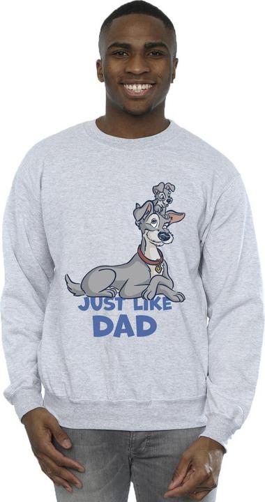 Produktbild Disney Lady And The Tramp Just Like Dad Sweatshirt (L)