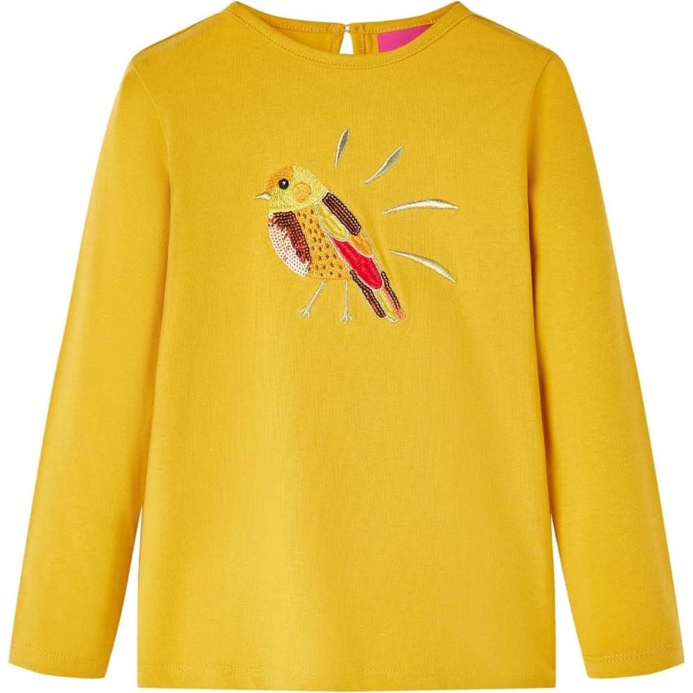 VidaXL, Jungen, Shirt, Lyanna, Gelb, (128)