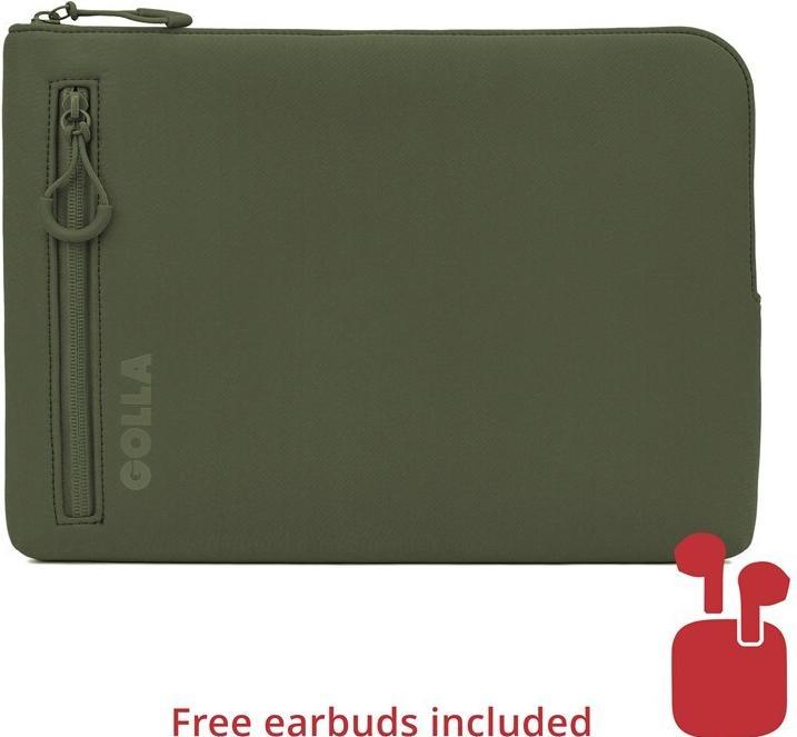 Image du produit Golla Etui pour ordinateur portable 13 pouces, vert (13", Apple, HP, ASUS, Vallon, Lenovo)