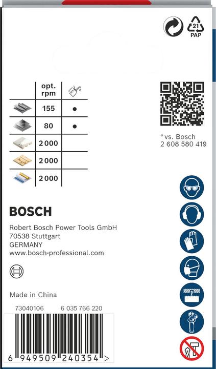 Immagine prodotto Bosch Professional Zubehör Sega a tazza PRO Multi Material PC Plus, 56 mm (56 millimetri)