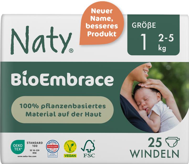 Productafbeelding Naty Nieuw geboren nr. 1 (Gr. 1, Verplaatsbaar pakket, 25 Stuk)