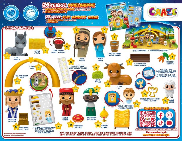 Immagine prodotto Craze Calendario dell'Avvento Storia di Natale