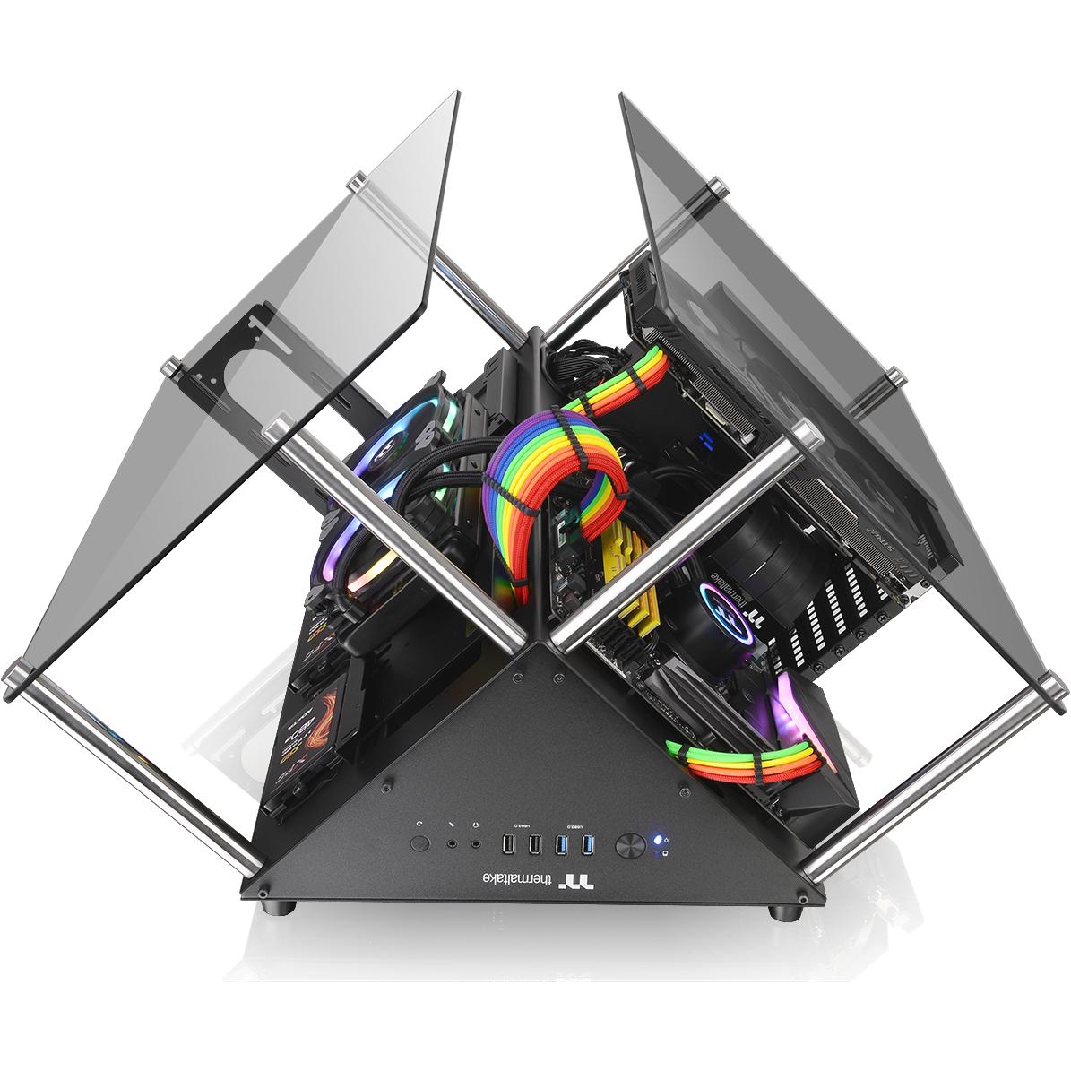 Thumbnail - Thermaltake Core P90 TG (ATX, mATX, Mini-ITX), PC Gehäuse, Schwarz
