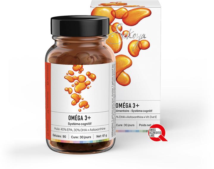 Actual product image Sekoya Omega 3+ | DHA & EPA (90 pcs., Capsules)