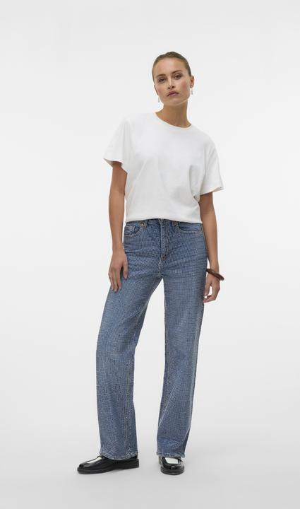 Immagine prodotto Vero Moda VMTESSA Hohe Taille Weiter Beinschnitt Jeans Weit geschnitten (W27/L32)