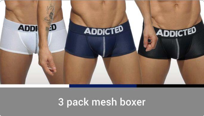 Produktbild Addicted 3 Pack Mesh Boxer Push up (3XL, 3er Pack)